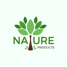 Vibrant Green Tree Design Promoting Eco-Friendly Products Logo Template