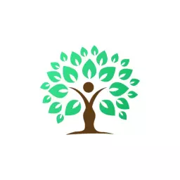 Vibrant Green Tree Design Representing Growth and Wellness Logo Template