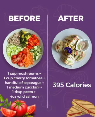 Vibrant Healthy Meal Transformation Nutrition Poster Template