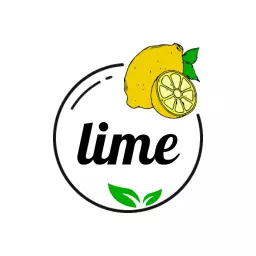 Vibrant Lemon and Lime Graphic for Fresh Beverage Logo Template