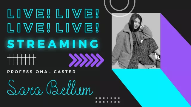 Vibrant Live Streaming Event Trending YouTube Thumbnail Template