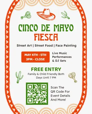 Vibrant Mexican-Themed Cinco De Mayo Fiesta Flyer Template