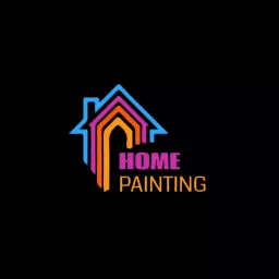 Vibrant Multi-Colored Home Design Emphasizing Painting Logo Template