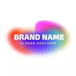 Vibrant Multicolored Watercolor Design for Creative Branding Logo Template