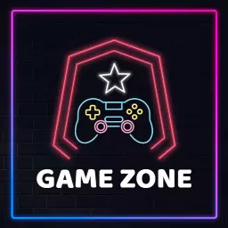 Vibrant Neon Gaming Controller Design for Game Zone Logo Template