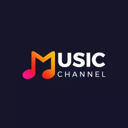 Vibrant Orange and Pink Music YouTube Channel Logo Template