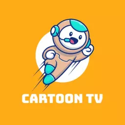 Vibrant Orange Cartoon Character Promoting a Fun YouTube Channel Logo Template