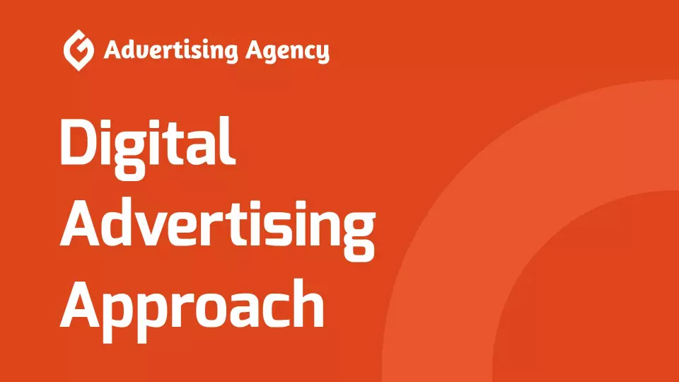 Vibrant Orange Digital Advertising Strategy Overview Presentation Template