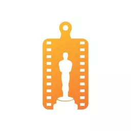 Vibrant Orange Film Reel Celebrating Entertainment Industry Logo Template