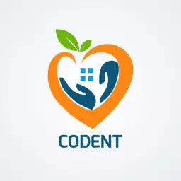 Vibrant Orange Heart Emphasizing Wellness and Fitness Logo Template