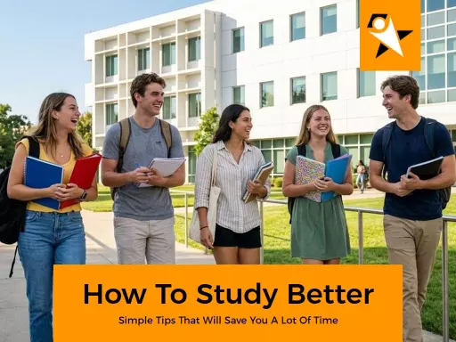 Vibrant Orange Study Tips Strategies Education Presentation Template