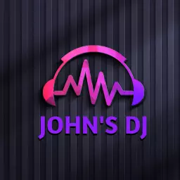Vibrant Pink and Purple DJ Music Mockup Logo Template