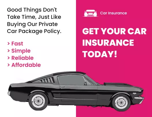 Vibrant Pink Car Insurance Package Overview Brochure Template