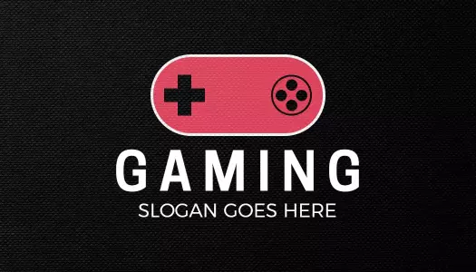 Vibrant Pink Gaming Enthusiast Personal Business Card Template