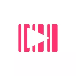 Vibrant Pink Play Button for Engaging Entertainment Logo Template