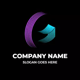 Vibrant Purple and Blue G Letter Design for Modern Branding Logo Template