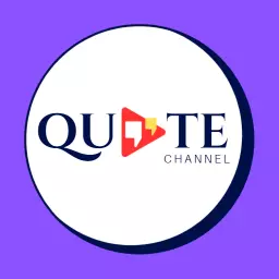 Vibrant Purple Background Inspiring Quotes YouTube Channel Logo Template