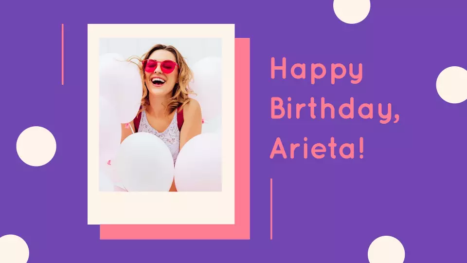 Vibrant Purple Birthday Celebration Highlights Business Presentation Template