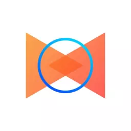 Vibrant Red and Orange Abstract Design for Creative Logo Template