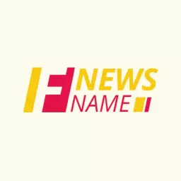 Vibrant Red and Yellow Design Representing Daily News Logo Template
