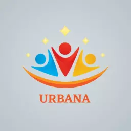 Vibrant Red, Blue, and Yellow Community Support NGO Services Logo Template