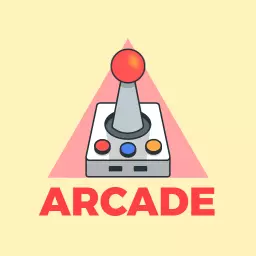 Vibrant Retro Game Controller with Fun Arcade Style Logo Template