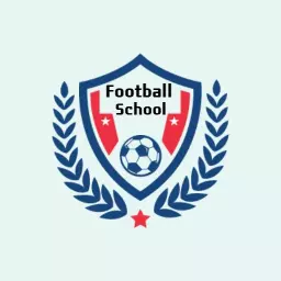 Vibrant Shield Design for Football School Logo Template