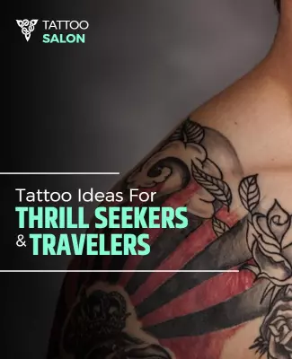 Vibrant Tattoo Ideas for Thrill Seekers and Travelers Poster Template