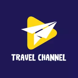 Vibrant Yellow Airplane Symbol for YouTube Channel Logo Template