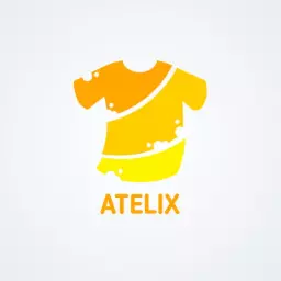 Vibrant Yellow and Orange T-Shirt Design for Fashion Logo Template