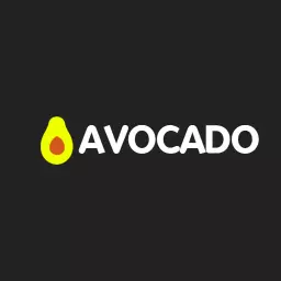 Vibrant Yellow Avocado Design Symbolizing Freshness Logo Template