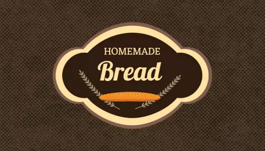Vintage Rustic Bread Bakery Business Card Template