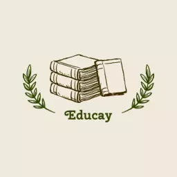 Vintage Sketch of Stack of Educational Books Logo Template