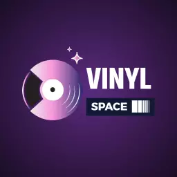 Vinyl Record Design with Modern Graphic Elements Logo Template