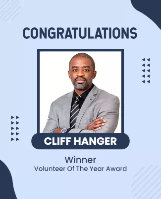 Volunteer Award Recognition Ceremony Flyer Template