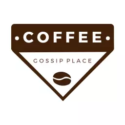 Warm Brown and Cream Coffee Shop Displaying Cozy Vibes Logo Template