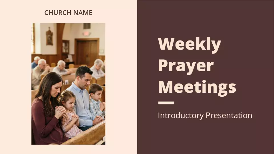 Warm Earthy Church Community Growth Journey Presentation Template