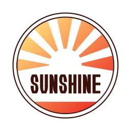 Warm Orange and Yellow Radiance Symbolizing Sunshine Logo Template