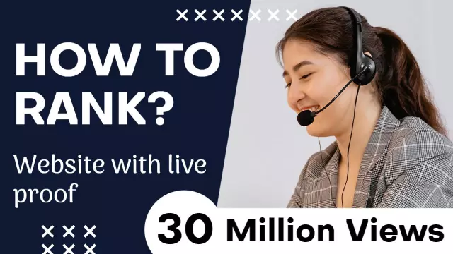 Website Ranking Guide with Live Proof Tutorial YouTube Thumbnail Template