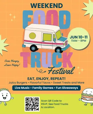 Weekend Food Truck Festival Flyer Template