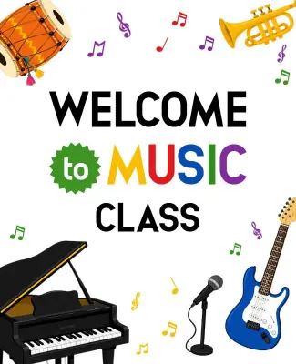 Welcome to Music Class Poster Template