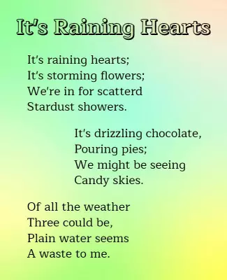Whimsical Gradient Poetic Nature Love Poster Template