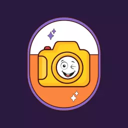 Whimsical Pencil Character in Retro Style Logo Template