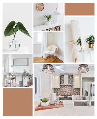 Modern Neutral Tones Home Decor Inspiration Flyer Template