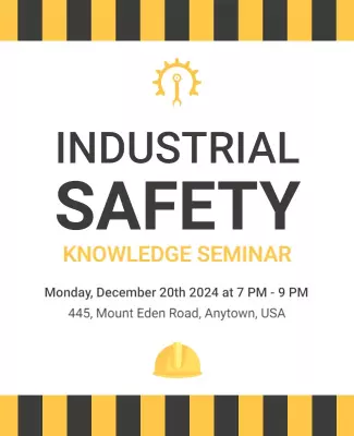 White Seminar Flyer Designs Template
