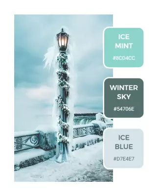 Frosty Winter Wonderland Street Scene Flyer Template