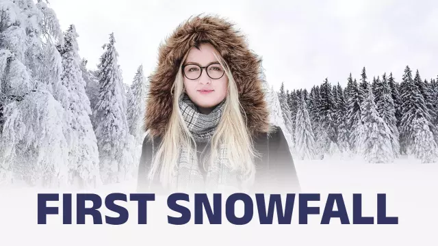 Winter Wonderland First Snowfall Experience Trending YouTube Thumbnail Template