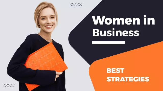 Women Empowerment Business Strategies YouTube Thumbnail Template