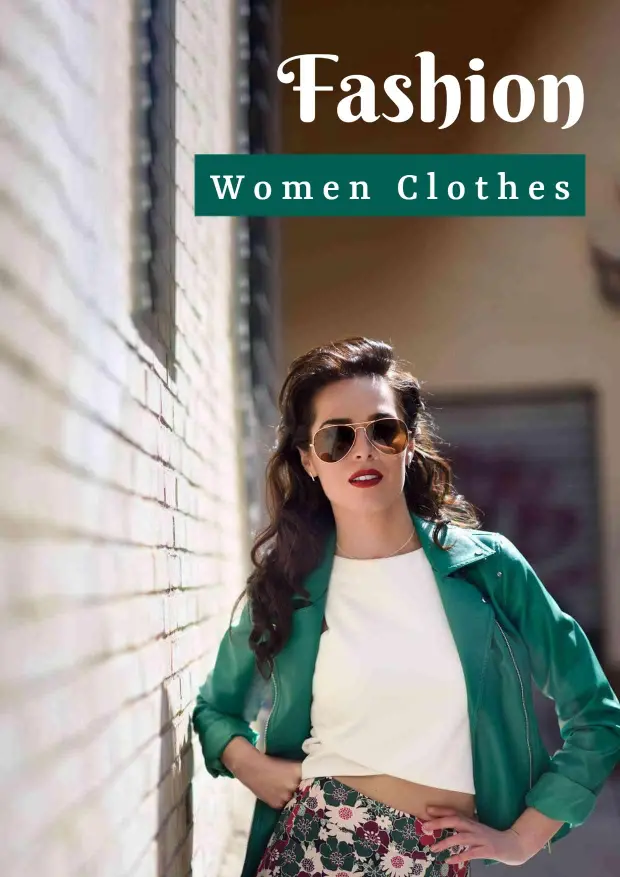 Women's Fashion Clothing Collection Catalog Brochure Template