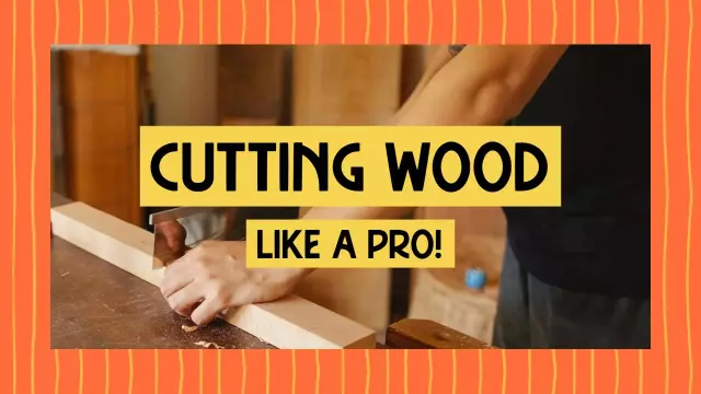 Woodworking Techniques Cutting Wood Like a Pro YouTube Thumbnail Template